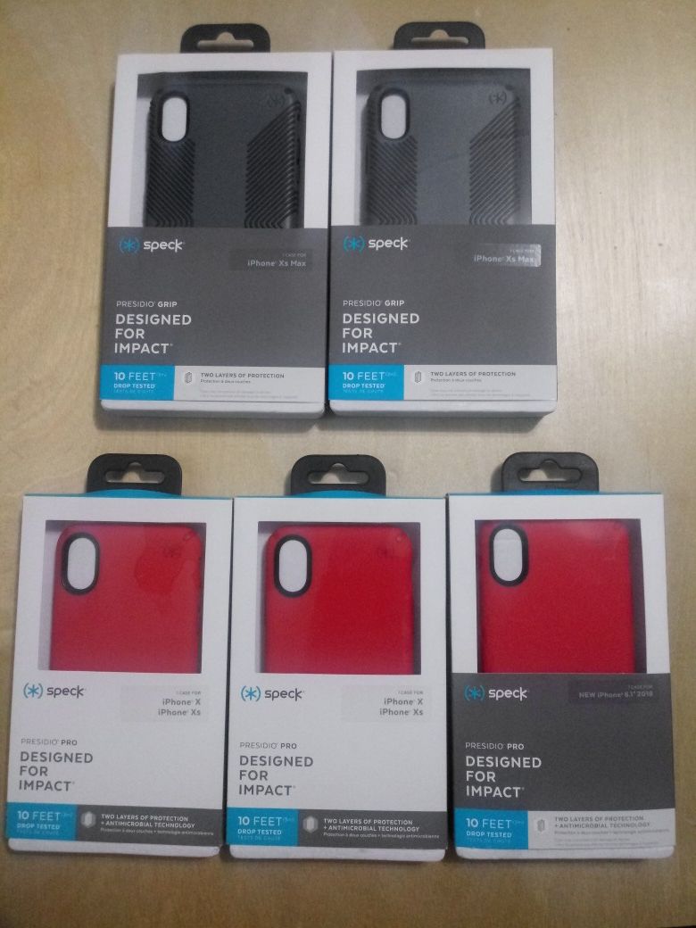 New Speck iPhone Cases - Fits X, XS, XS MAX