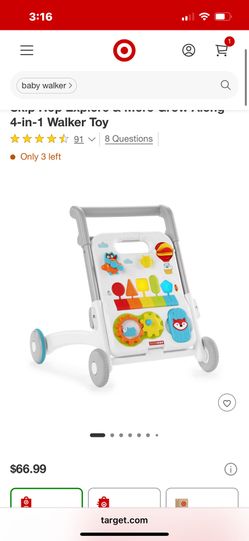 Skip Hop Explore & More Grow Along 4-in-1 Walker Toy