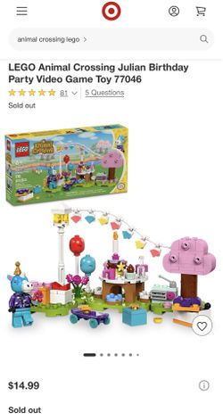 New in box Lego Animal Crossing set