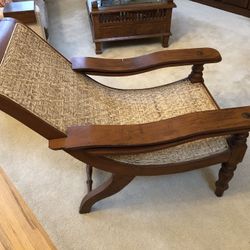 Antique lounge chair