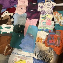 Vintage 80s 90s Tee Shirt Sweater Cardigan Lot Bundle graphic tees