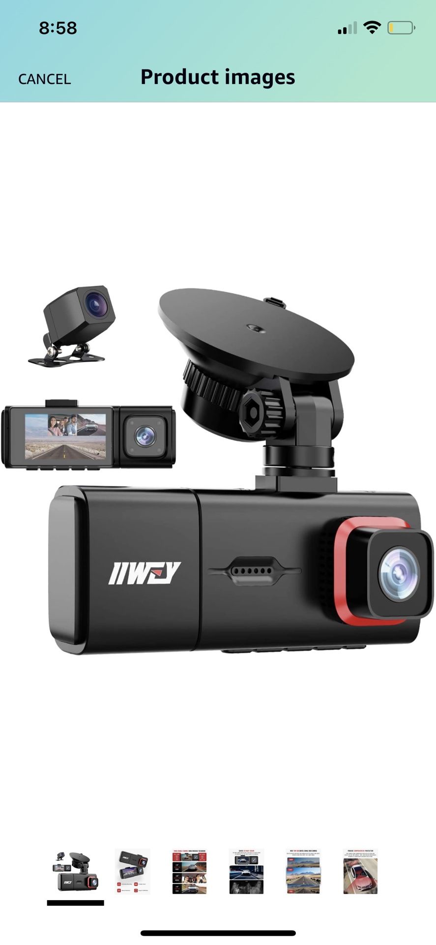 Dash Cam W/ Three Cameras BRAND NEW,All Products : American Fashion Style Bags On Sale