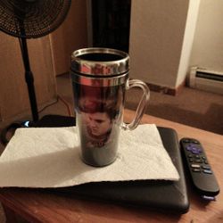 Elvis Presley Travel Mug About 7 Tall