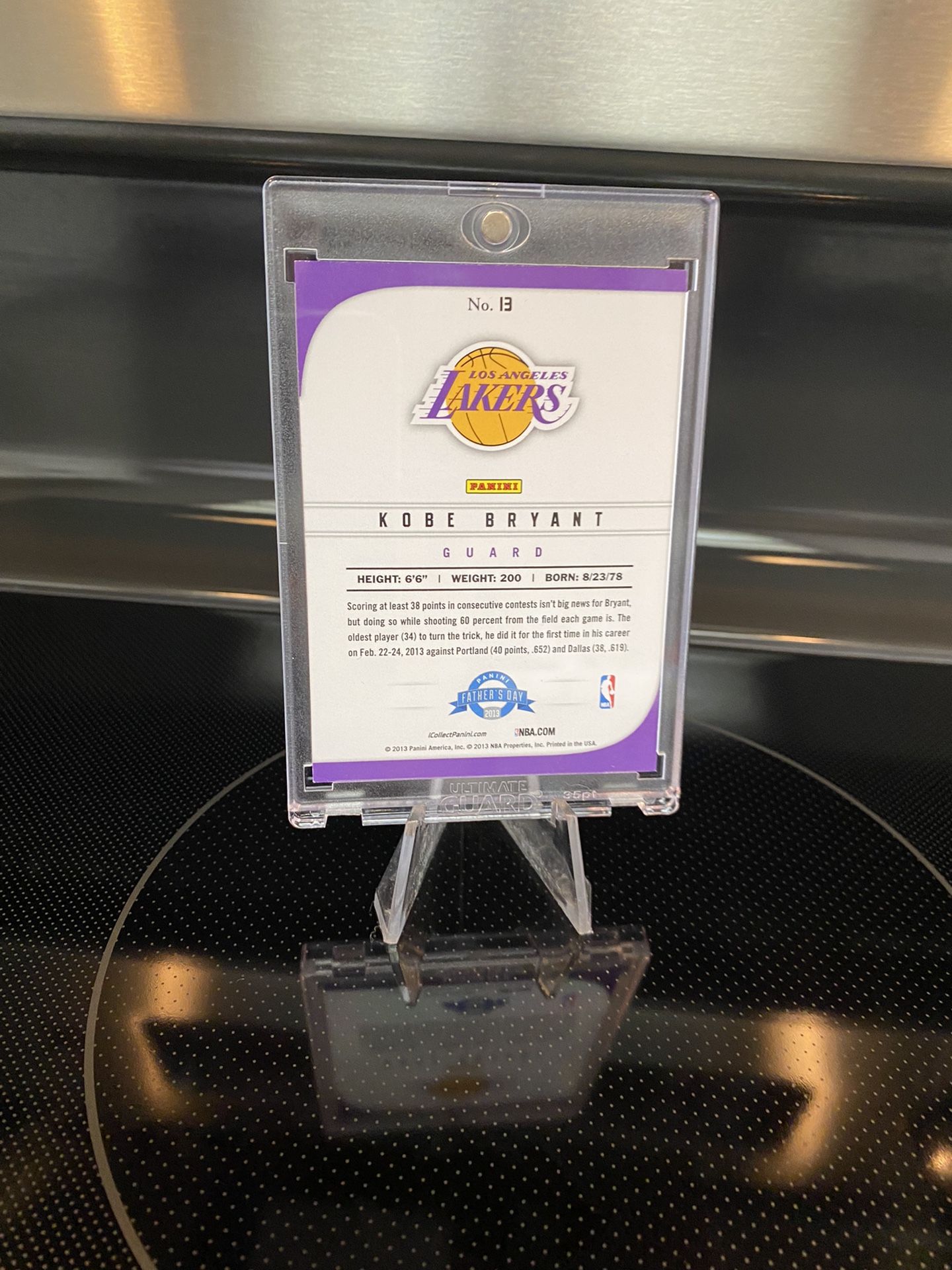 Panini Kobe Bryant Father's Day Card PSA Beckett BGS or 10 GEM