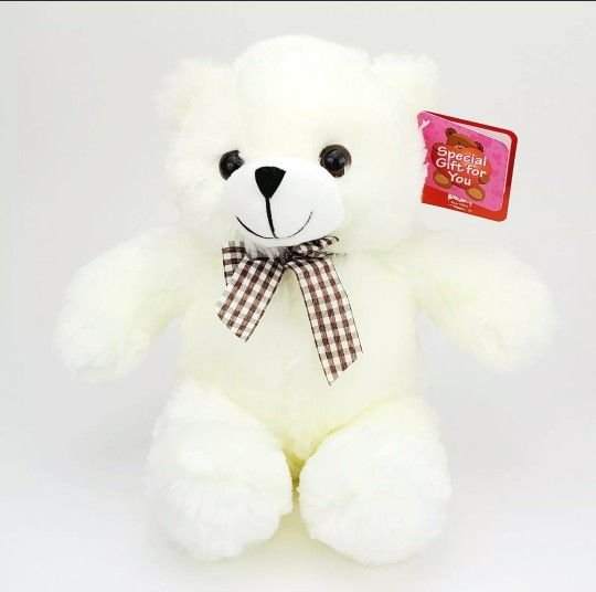 Bear Valentines Day Gift Birthday Gifts Teddy Bear Plush Bear Dia De San Valentin Regalo Oso Blanco 12" Inches