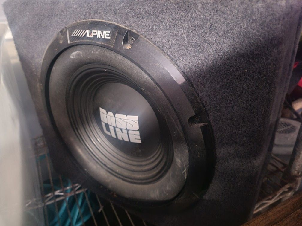 Alpine Sub And Amp