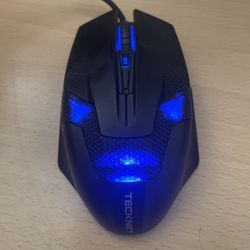TECKNET Wireless Gaming Mouse with USB Nano Receiver, 2.4ghz Up to 4800DPI, Wire