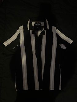 Hollister Black White Button Up shirt size XS
