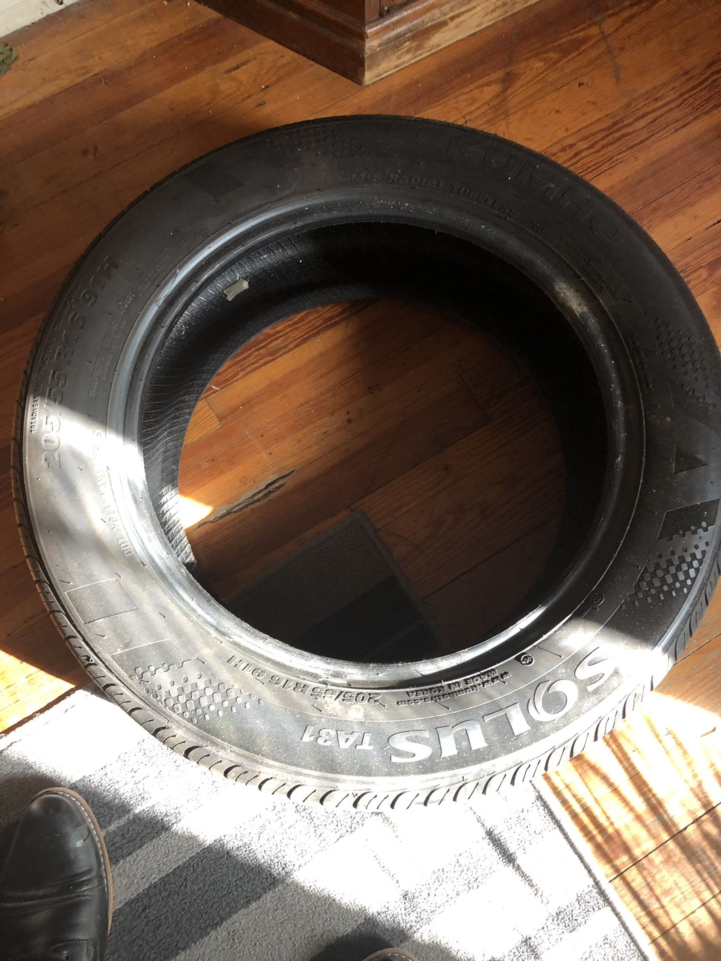 Barely used tire