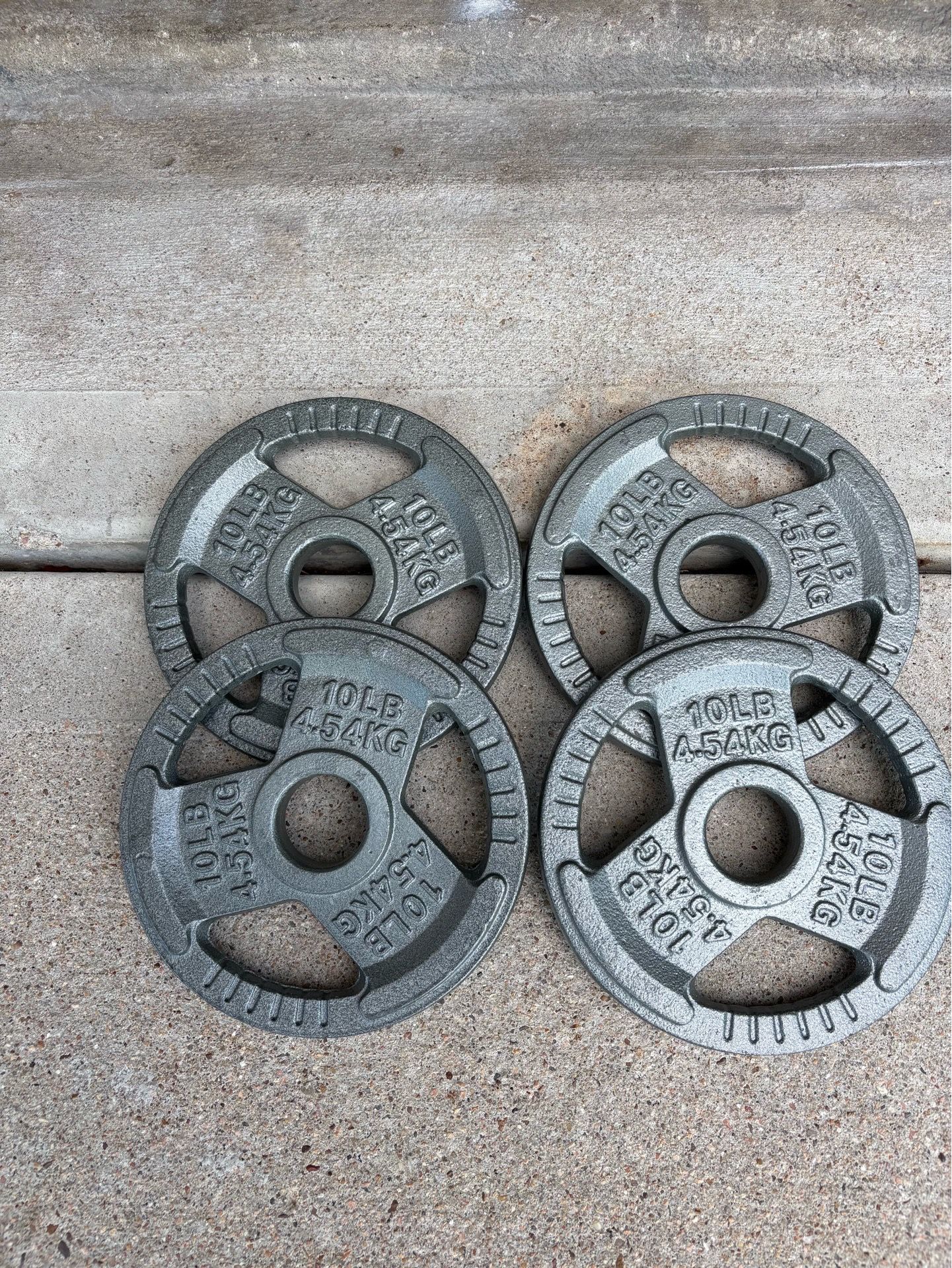 Olympic Barbell Grip Weight Plates $50