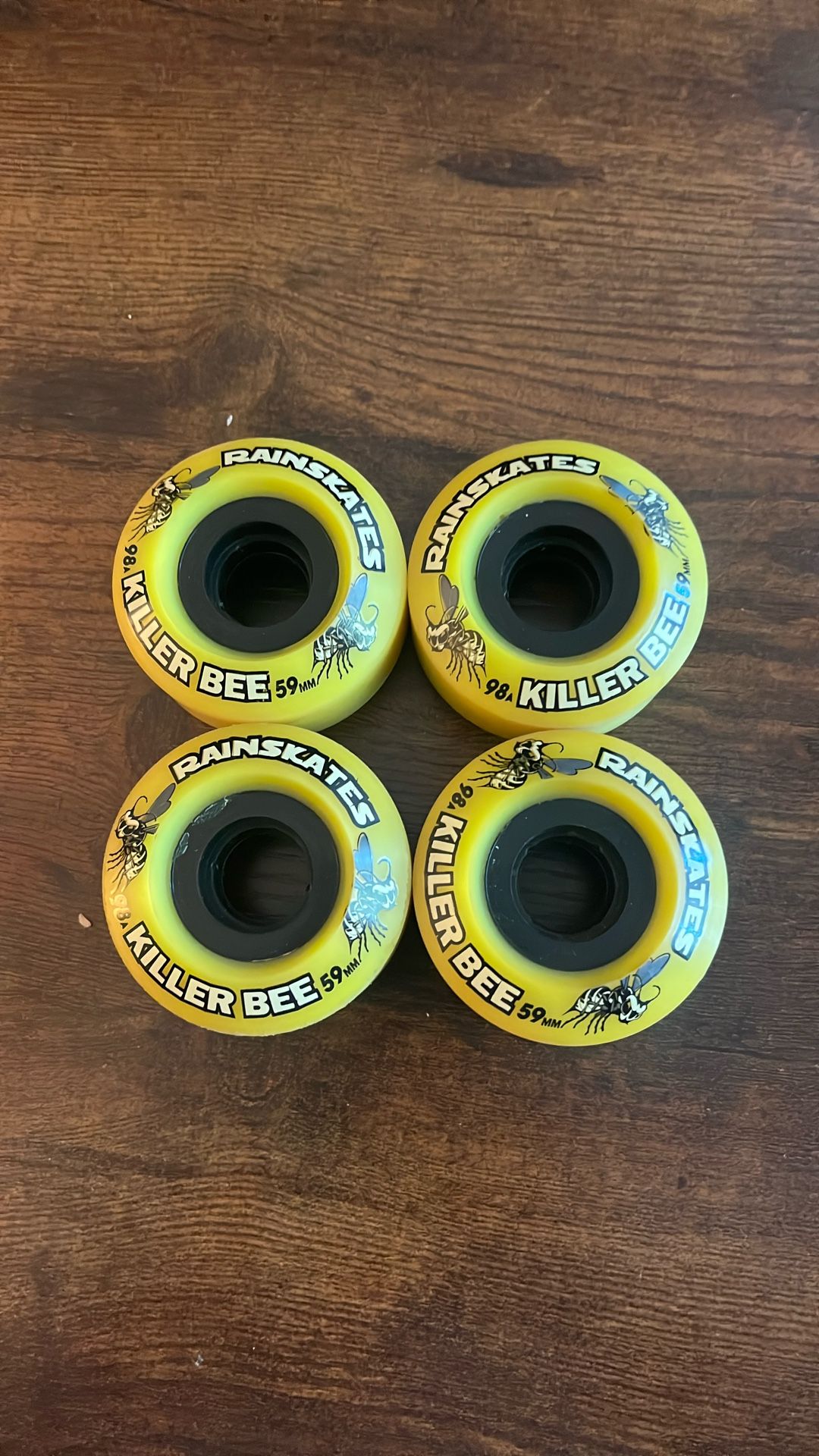 Rain Skates Killer Bee Wheels 98 A 59 Mm