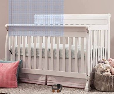 Crib: DaVinci Kalani 4-in-1 Convertible Crib in White, Greenguard Gold Certified