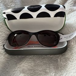 NEW Kate Spade Golda Women's Havana Oval Sunglasses