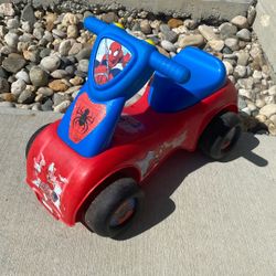 Ride On Spiderman Toy