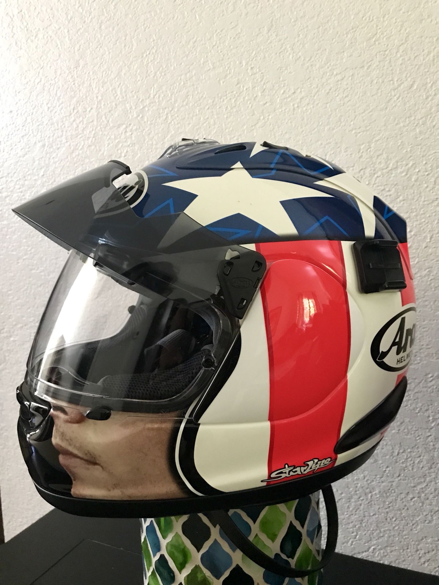 * * * Arai Corsair V Nicky Hayden Easy Rider motorcycle helmet large * * *