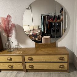 Vintage One Of A Kind Dresser And Sidestand