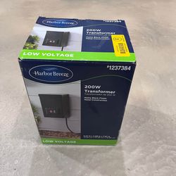 Brand New 200 Watt Transformer by Harbor Breeze #1237384 W Digital Timer and Dusk to Dawn Settings