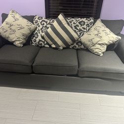 Ashley Almost New Queen Sleeper Convertible Extra Large Sofa 