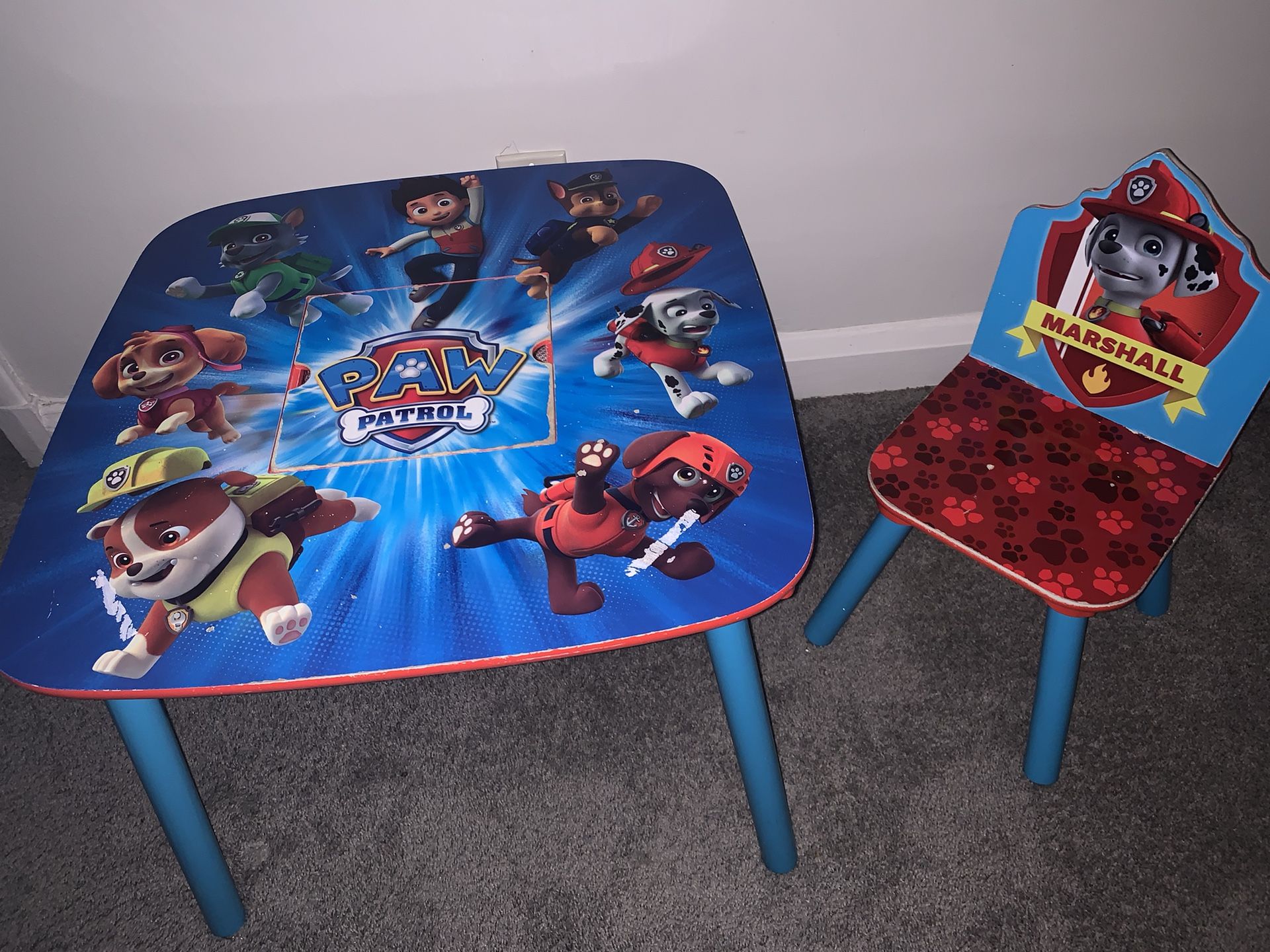 Children Chair And Table Set