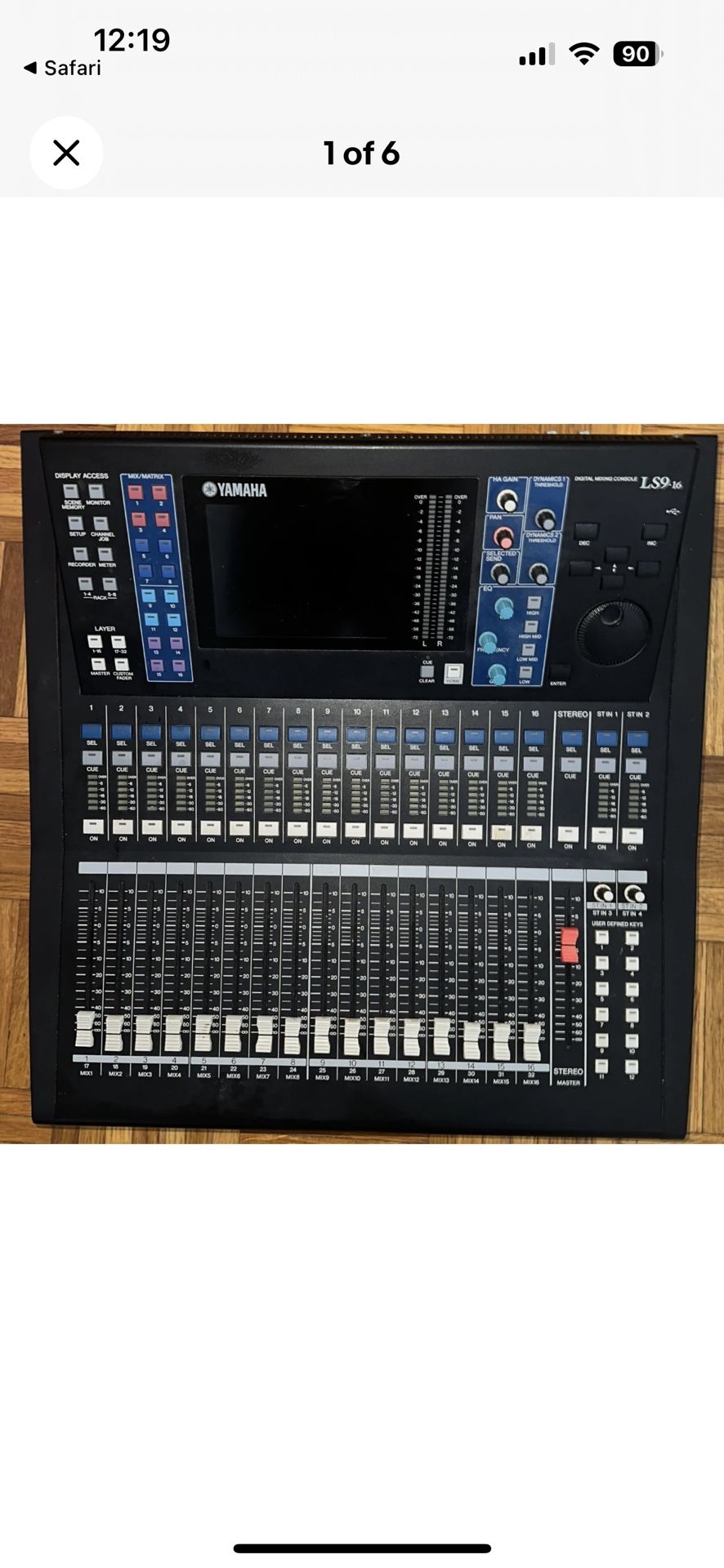 Yamaha LS9-16 With Case & Dante Card