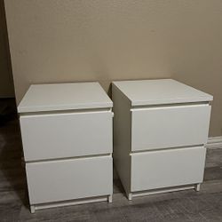 Two IKEA Nightstands 