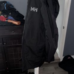 helle hansen long coat 