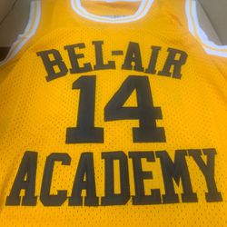 Smith Bel Air Academy Yellow Baseball Jersey 