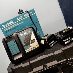 🔥 Makita 18V LXT Kit (Batería + Cargador) NUEVO 🔋  Vendo kit Makita completamente nuevo, listo para usar 💪  ✅ Batería 4.0Ah 18V ✅ Cargador rápido o