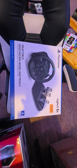 Logitech - G923 Racing Wheel and Pedals for PS5, PS4 and Windows -Black