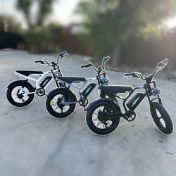 32MPH Fat Tire E-Bike | 1000W | 60 Mile Range