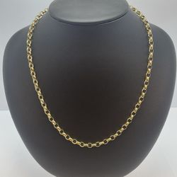 14K Gold Bullet Chain 
