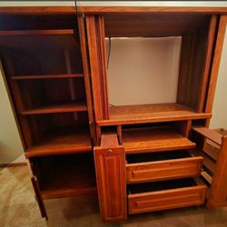 Oak Entertainment Center