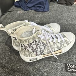 Dior Converse Size 10 Womens/ Mens 8.5 