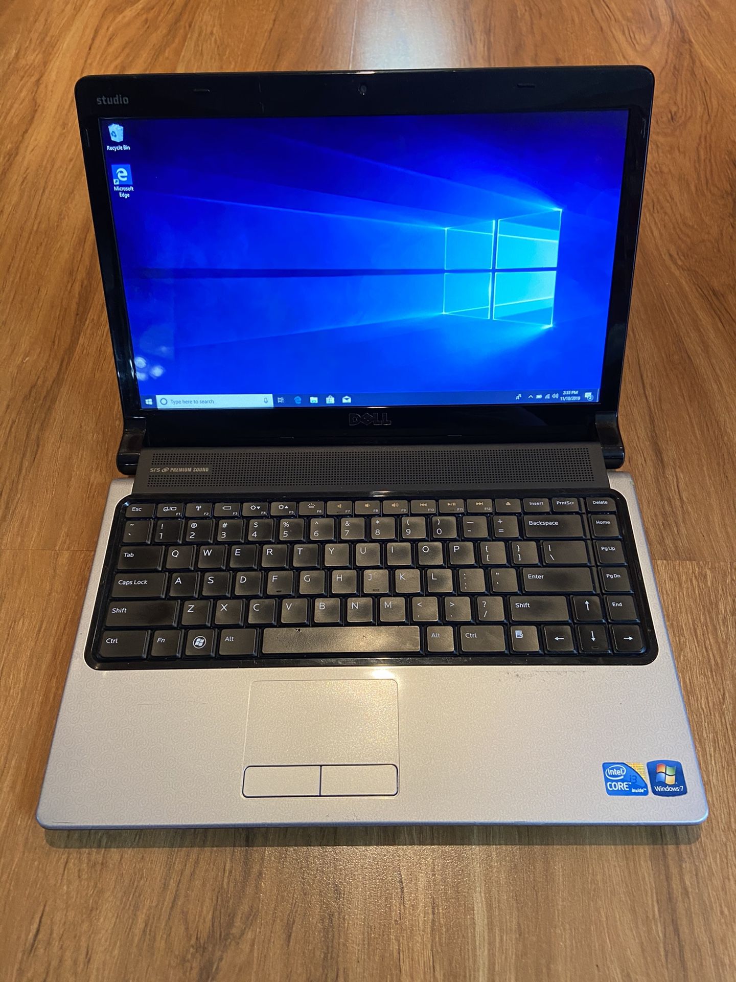 Dell Studio 1450 core i3 4GB Ram 160GB Hard Drive Windows 10 Pro Laptop with HDMI output & charger in Excellent Working condition!!!!