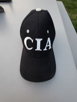Cap CIA black cap, EUC