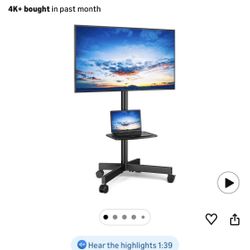 Portable Floor Stand on Wheels 