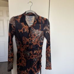 Black/orange Jumpsuit 