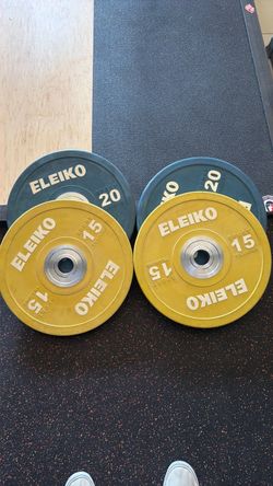 Eleiko Sport Training Bumper Plates Set