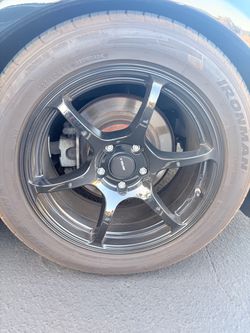 AVID.1 17x8 Gloss Black Wheels + Tires/ Prefer Trade
