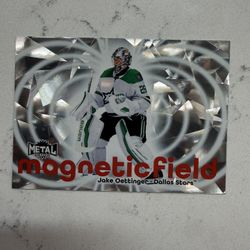 2025-26 Skybox Metal Universe Jake Oettinger Magneticfield - Dallas Stars SP 1:80 Packs