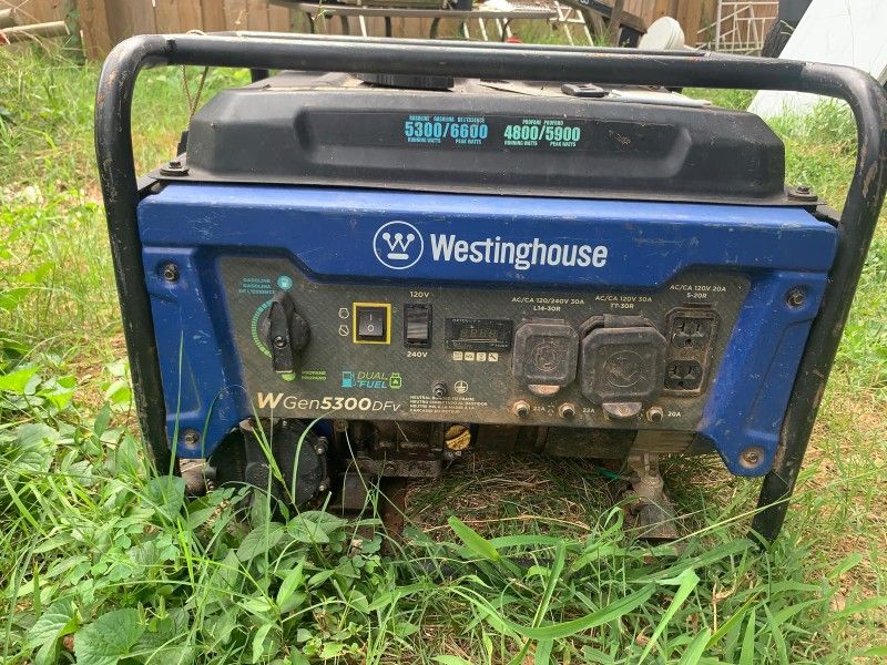 Westinghouse WGen5300DFcv Dual Fuel Portable Generator