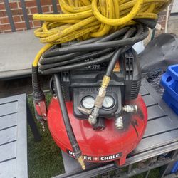 150psi Air compressor with A 25 Foot Hose And A 50 Foot Hose