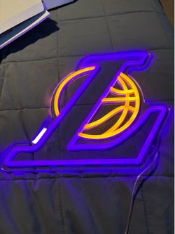 Lakers neon sign