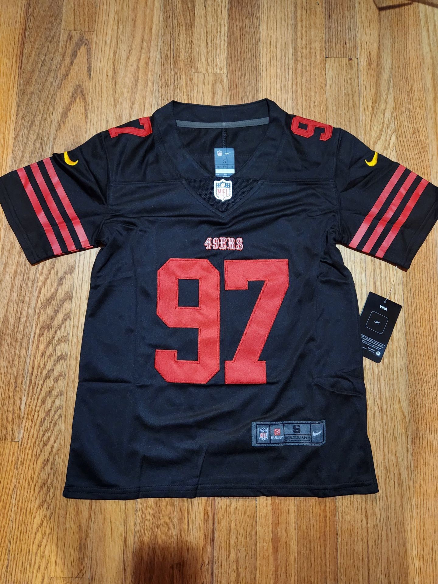 San Francisco 49ers San Francisco 49ers football uniform No.97 Nick Bosa jersey male embroidery