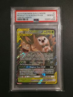 Rowlet gx #1 psa 10