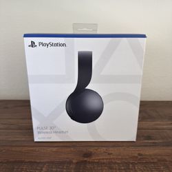 SONY PS5 3D PULSE WIRELESS HEADSET BRAND NEW AND SEALED MIDNIGHT BLACK