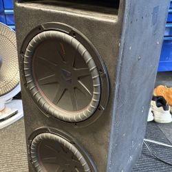 Kicker COMP R 12’s Custom Tuned Box