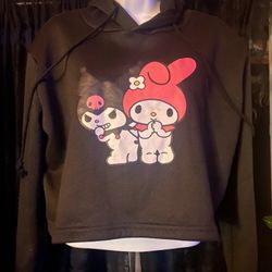 Cute Keromi My Melody Cropped Hoodie
