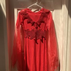Devil Fire Girls Halloween Costume Youth Sz 10-12
