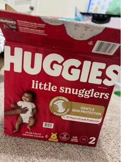 Diapers Huggies size 2 (open box)
